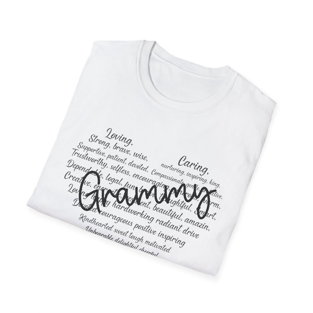 Grammys Heart Word Cloud T-Shirt — Music Awards Fan Tee