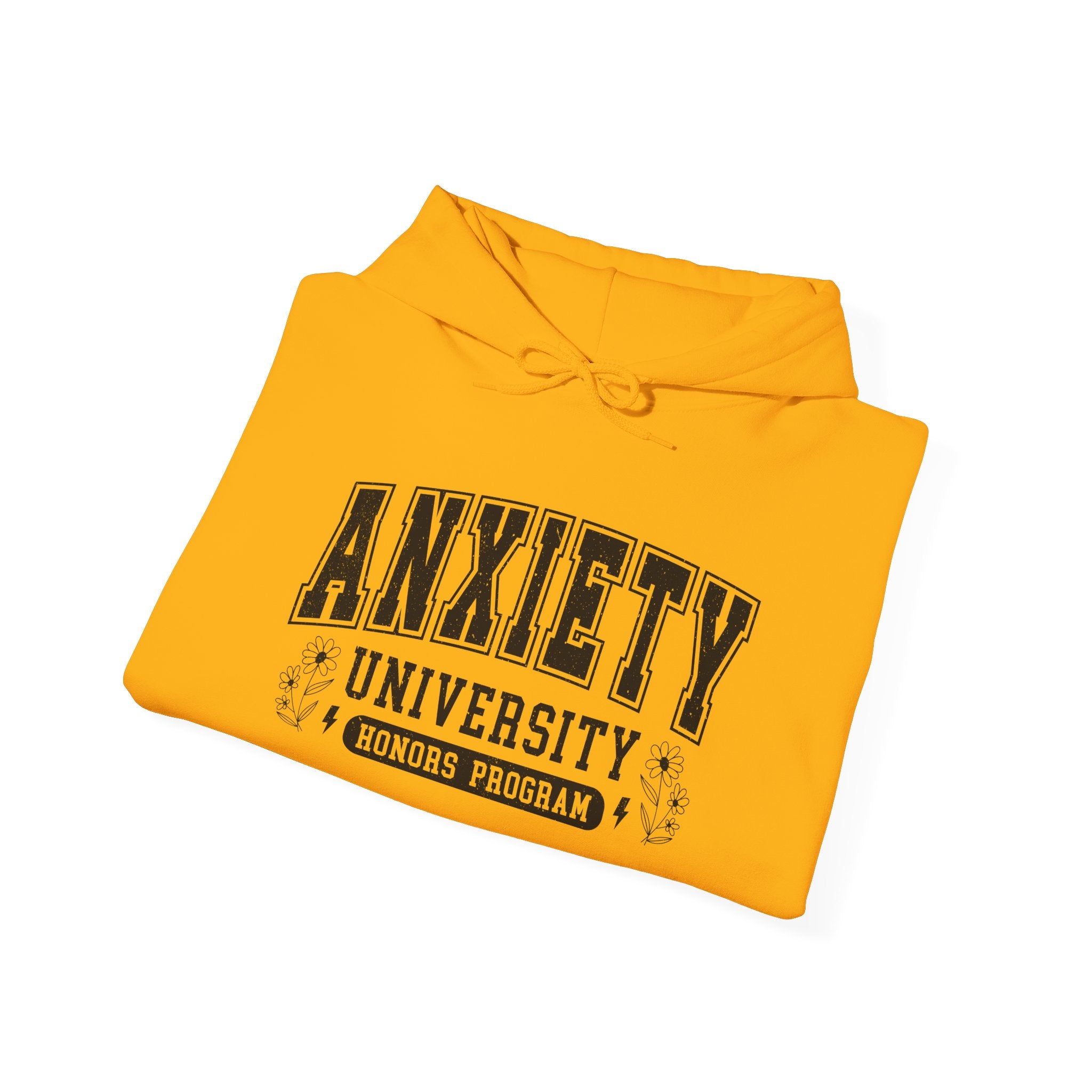 Anxiety University Hoodie — 'Anxiety University Honors Program' Graphic Sweatshirt
