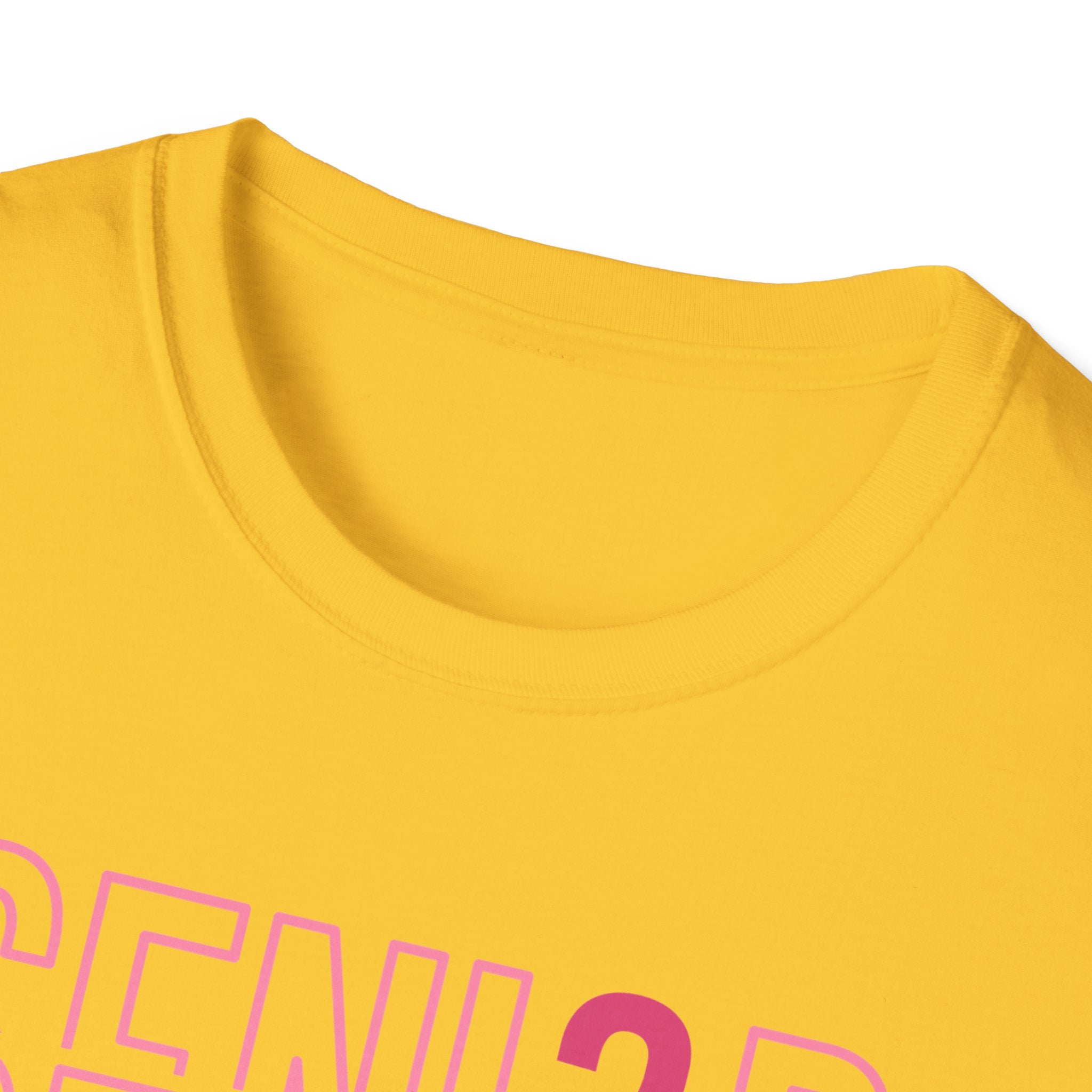 Senior 2026 T-Shirt — Pink Script Graduation Tee