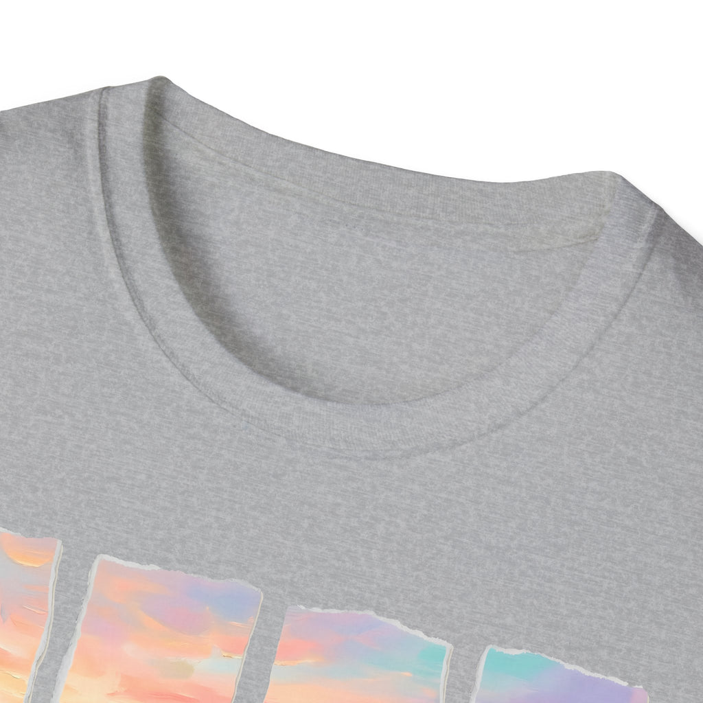 Mountain Sunrise Scenic T-Shirt – "The World Is A Wonderful Place" Nature Tee