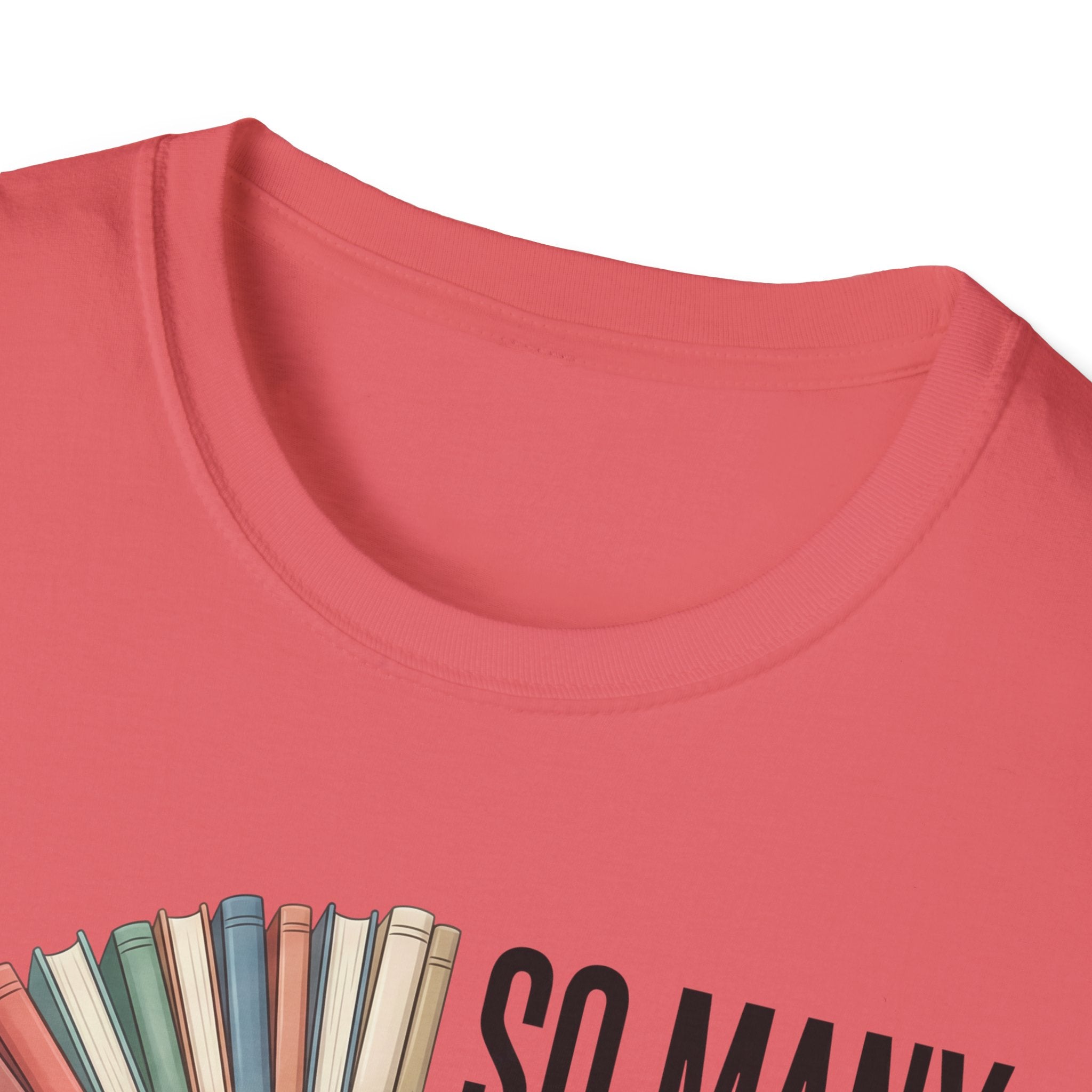 So Many Books So Little Time T-Shirt — Reader Clock Graphic Tee