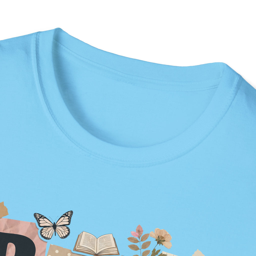 Book Nerd T-Shirt — Vintage Collage Reading Lover Tee