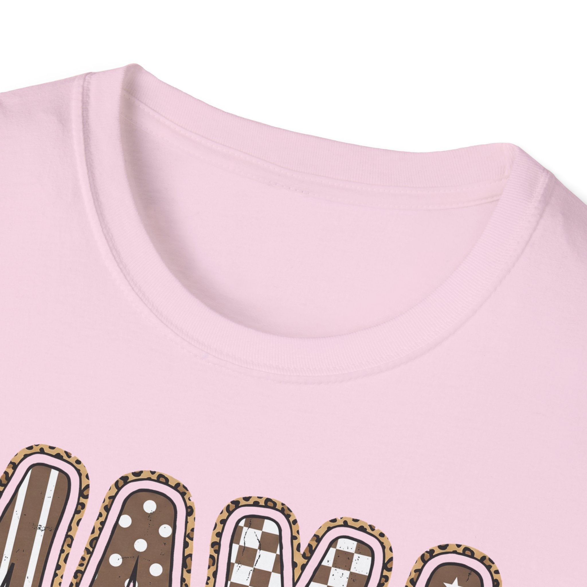 Mama Graphic T-Shirt — Polka Dot Lettering with Bow | Mother’s Day Gift