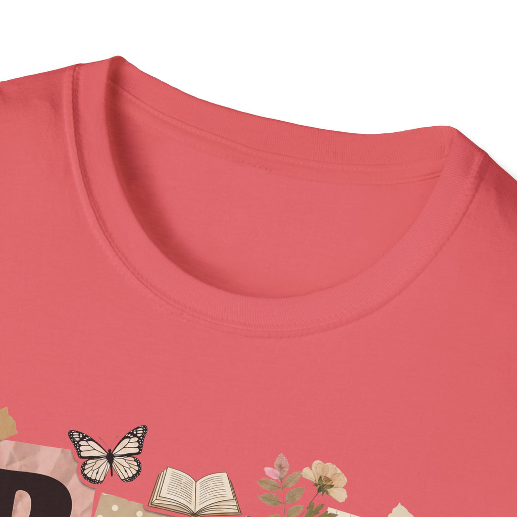 Book Nerd T-Shirt — Vintage Collage Reading Lover Tee