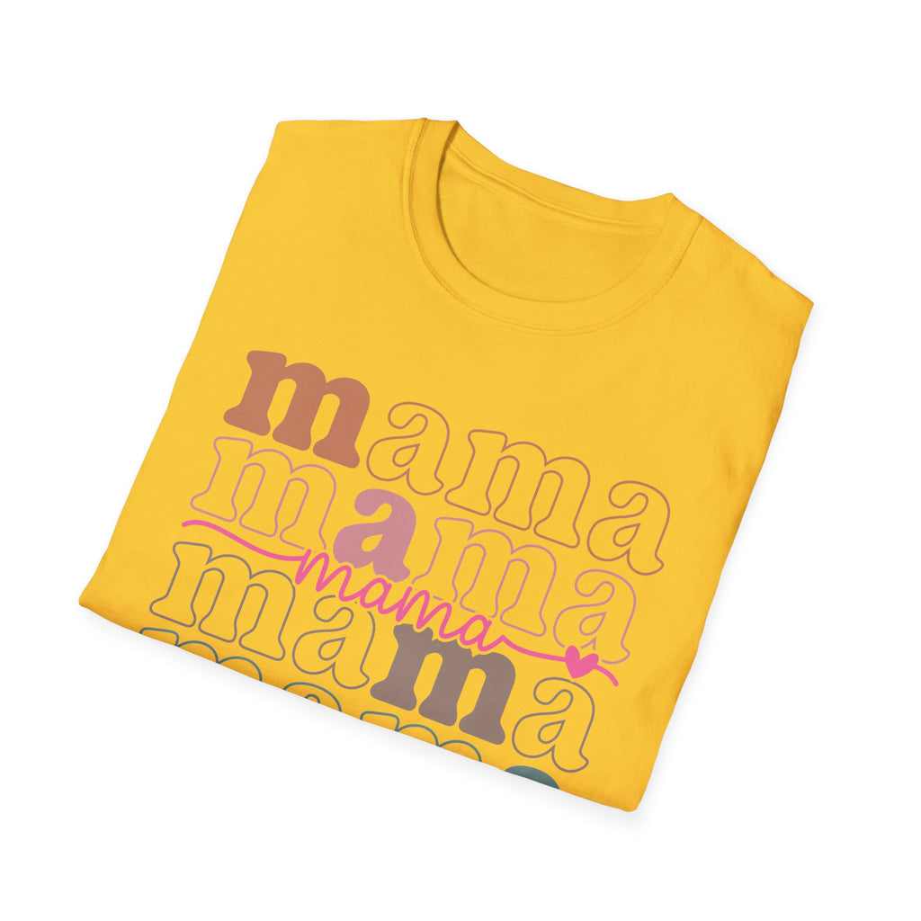 Mama Retro Stack T-Shirt — Feminine Mother’s Day Tee