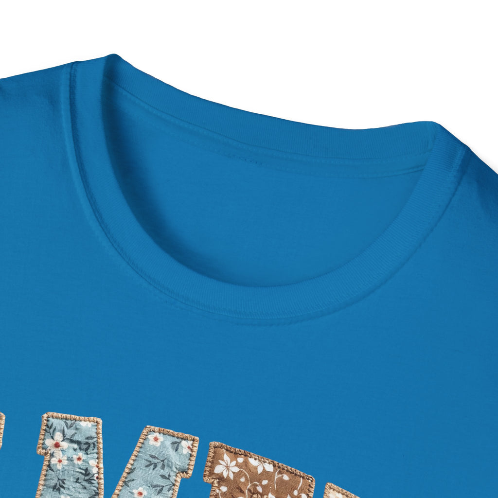 Amen Floral T-Shirt — Vintage Patchwork Faith Tee