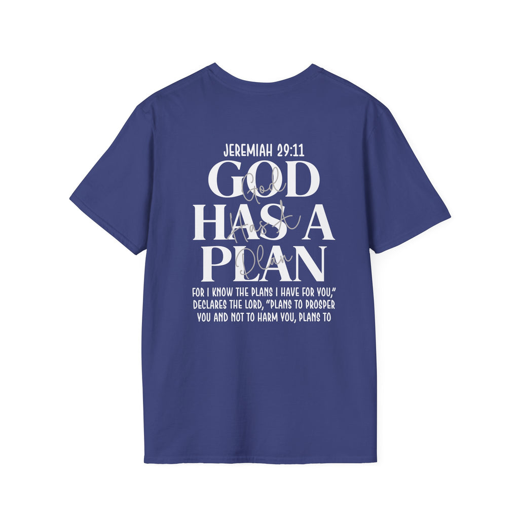 God Has a Plan T-Shirt — Jeremiah 29:11 Christian Faith Tee
