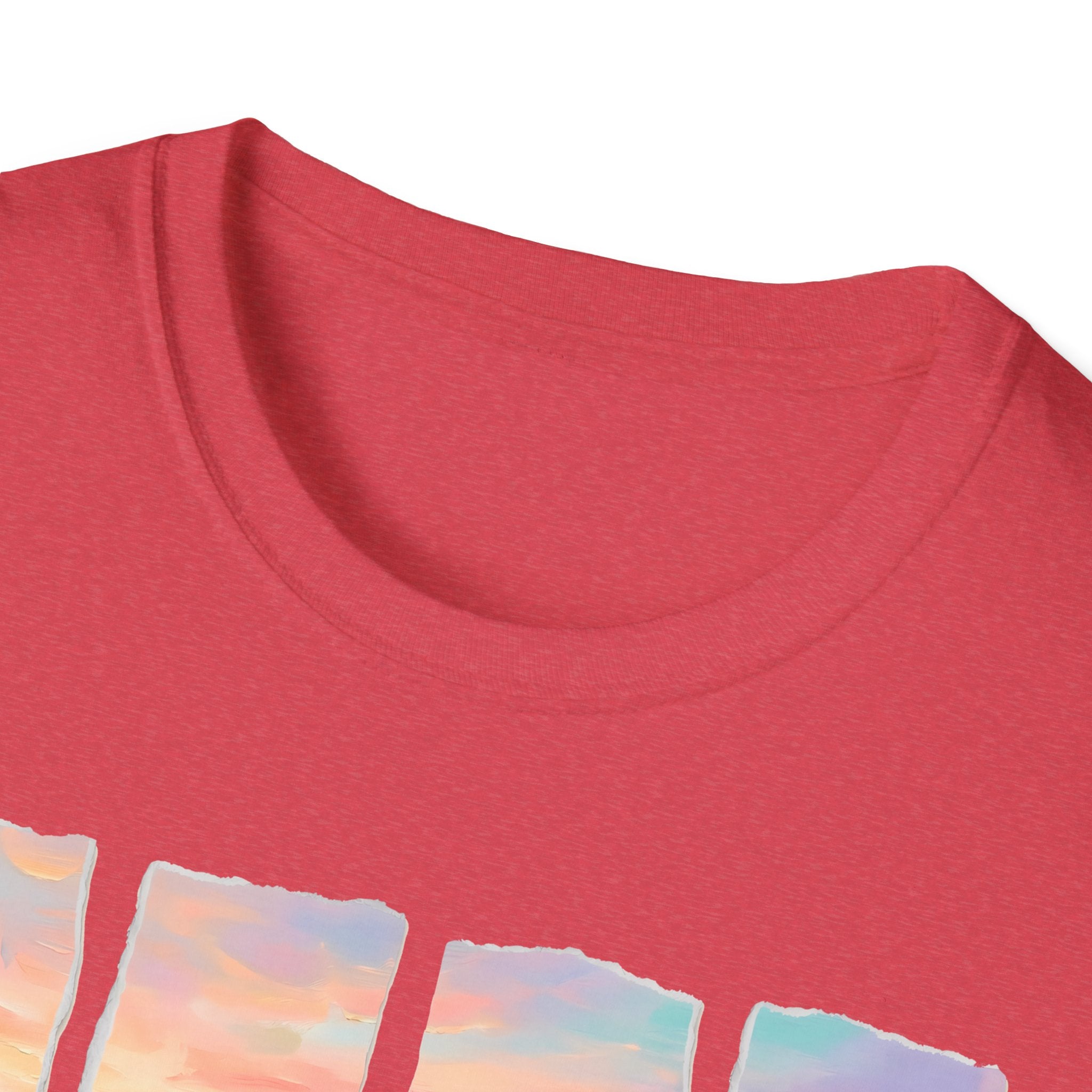 Mountain Sunrise Scenic T-Shirt – "The World Is A Wonderful Place" Nature Tee