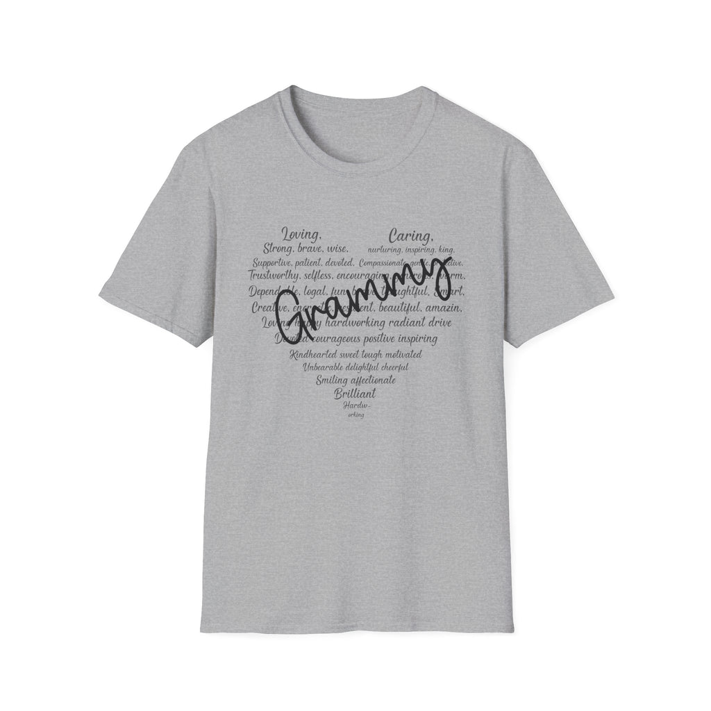 Grammys Heart Word Cloud T-Shirt — Music Awards Fan Tee