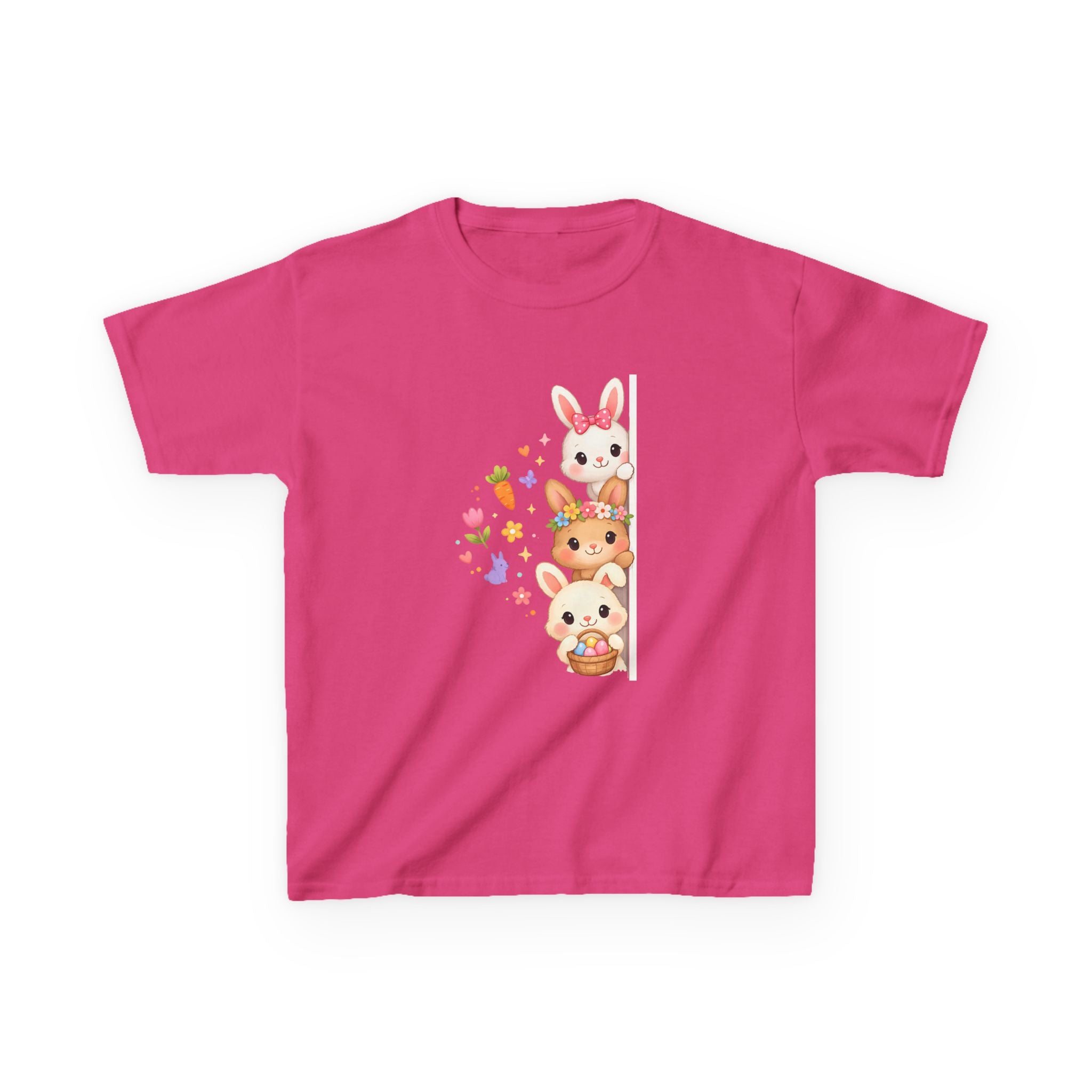 Kids Tee — Cute Stacked Woodland Animals with Bunnies & Squirrel Design