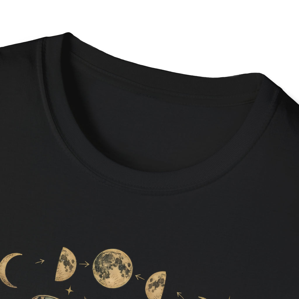 Moth & Moon Botanical T-Shirt — Vintage Poppy Moth Graphic Tee