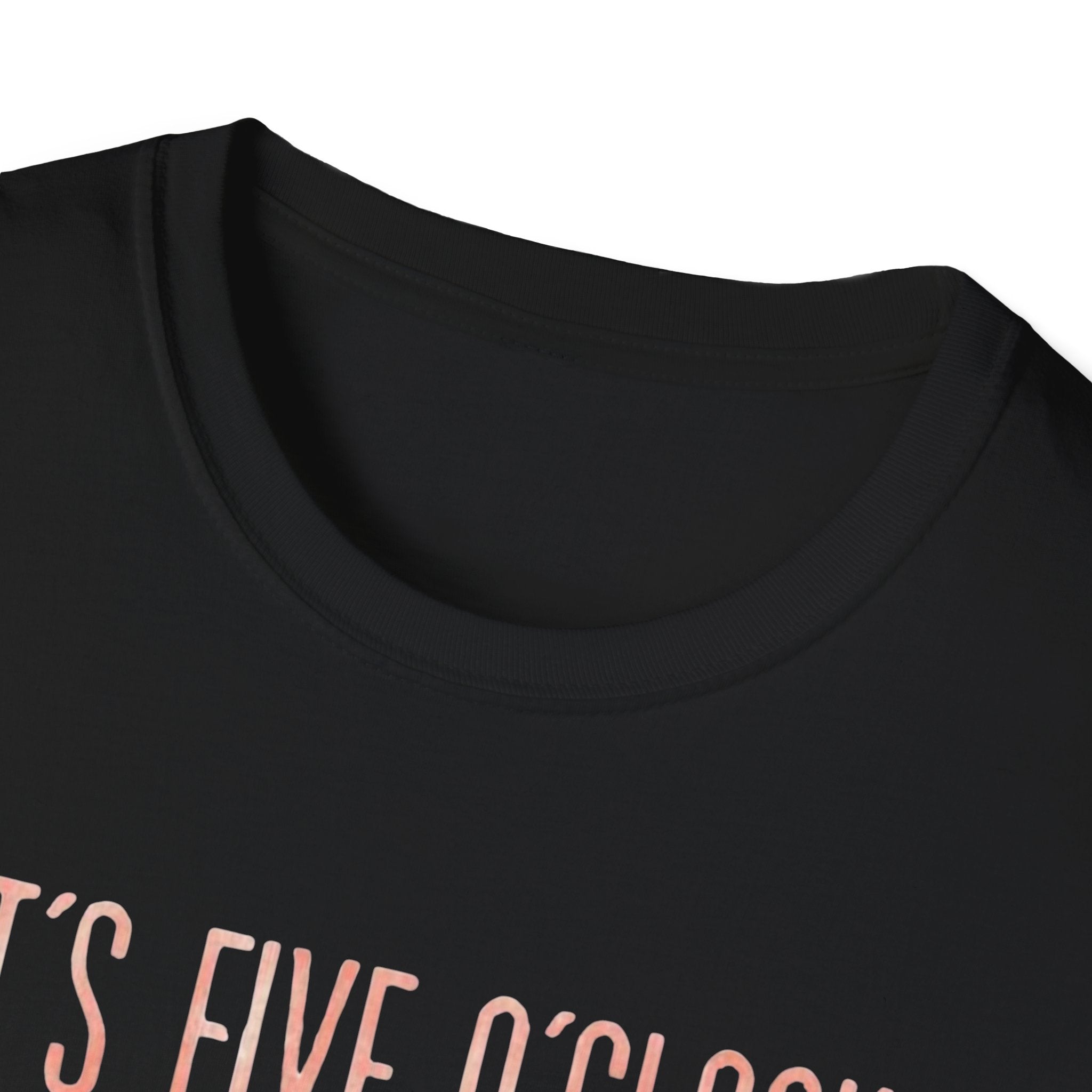 T-Shirt: "It’s Five O’Clock Somewhere" Pastel Vacation Tee