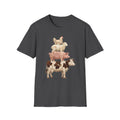Farm Animal Stack T-Shirt — Vintage Cow, Pig, Sheep & Chicken Graphic Tee