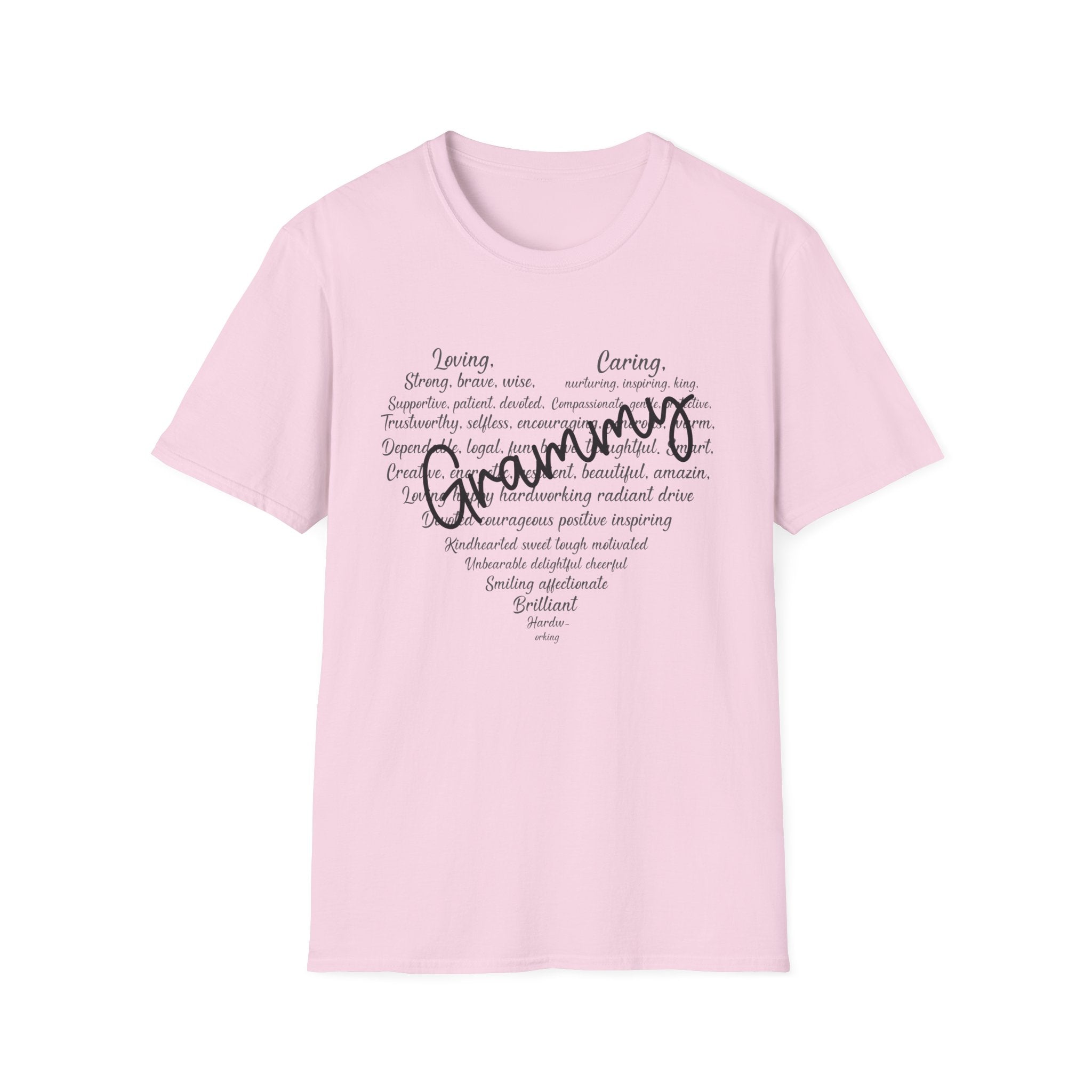 Grammys Heart Word Cloud T-Shirt — Music Awards Fan Tee