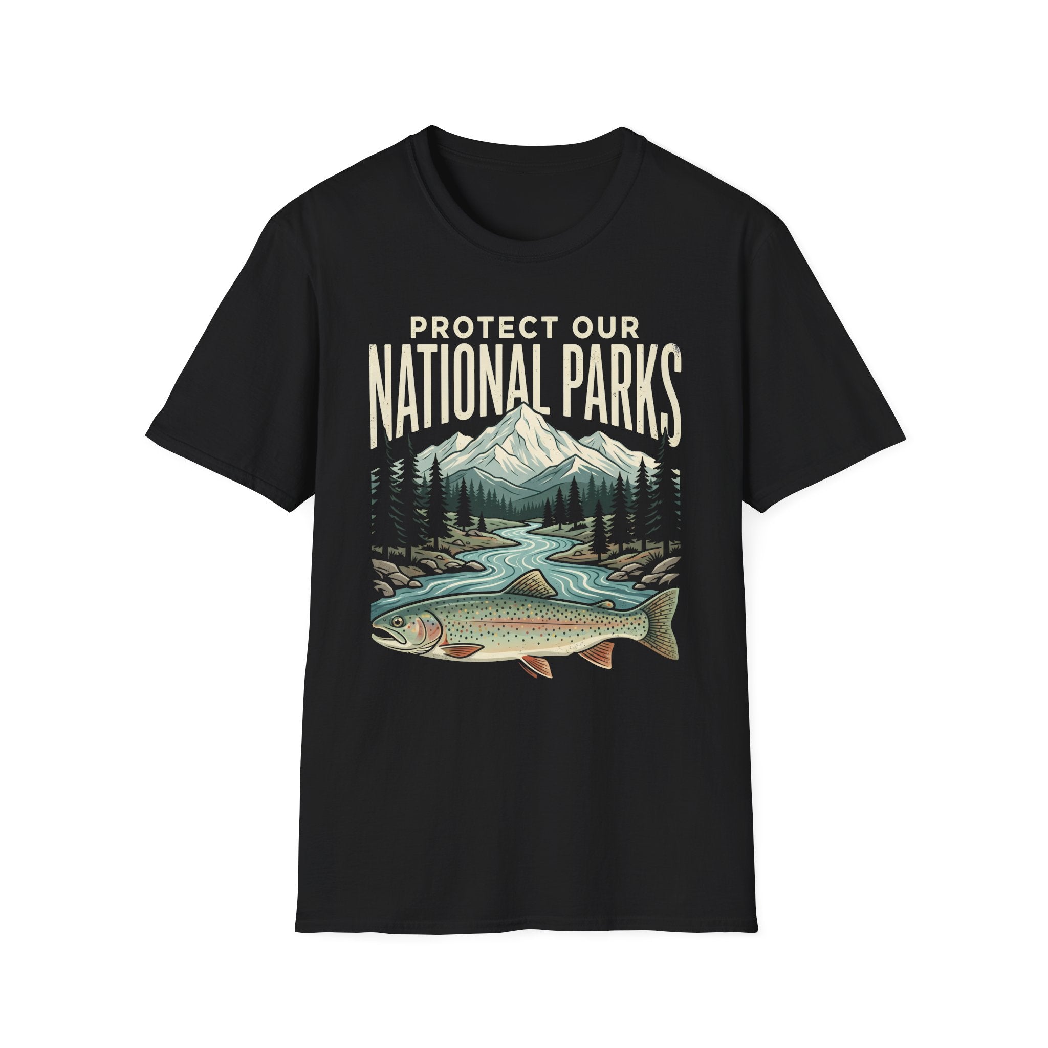 Protect Our National Parks T-Shirt — Vintage Mountain & Trout Outdoor Tee