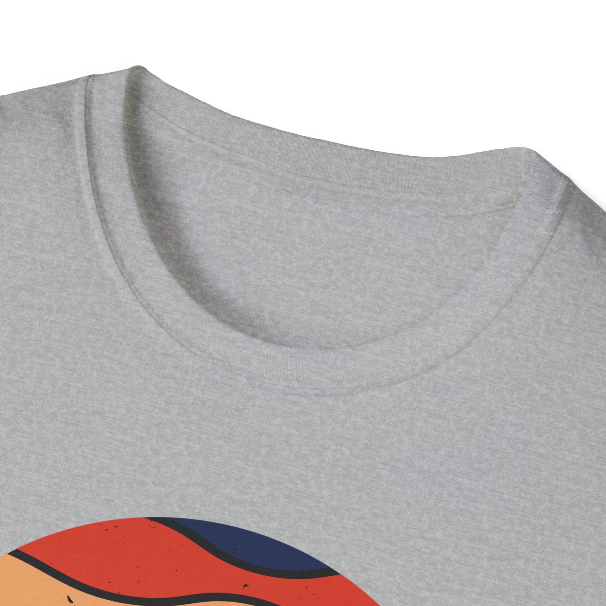 Retro Mountain Graphic T-Shirt — Sunset Camping Wilderness Tee