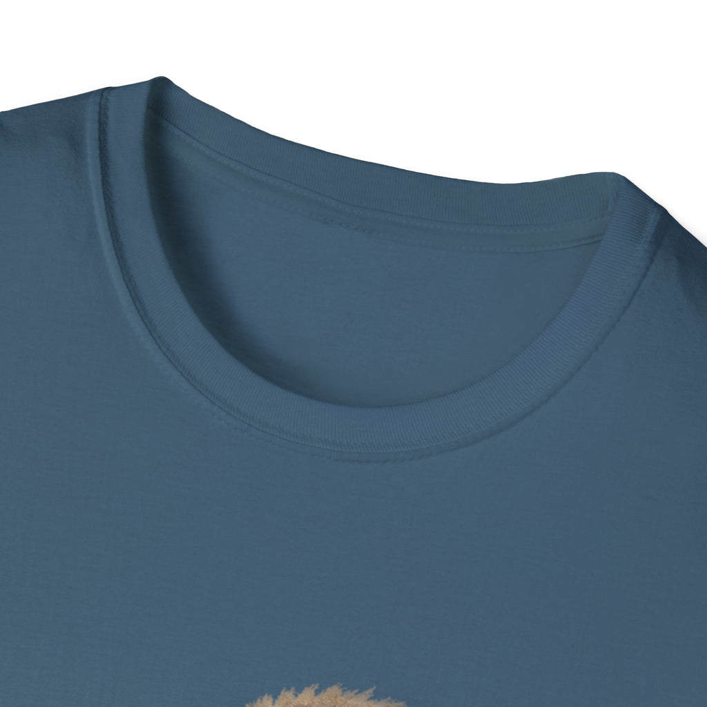 Chimpanzee with Stuffed Monkey T‑Shirt — Cute Baby Ape Holding Plush Tee