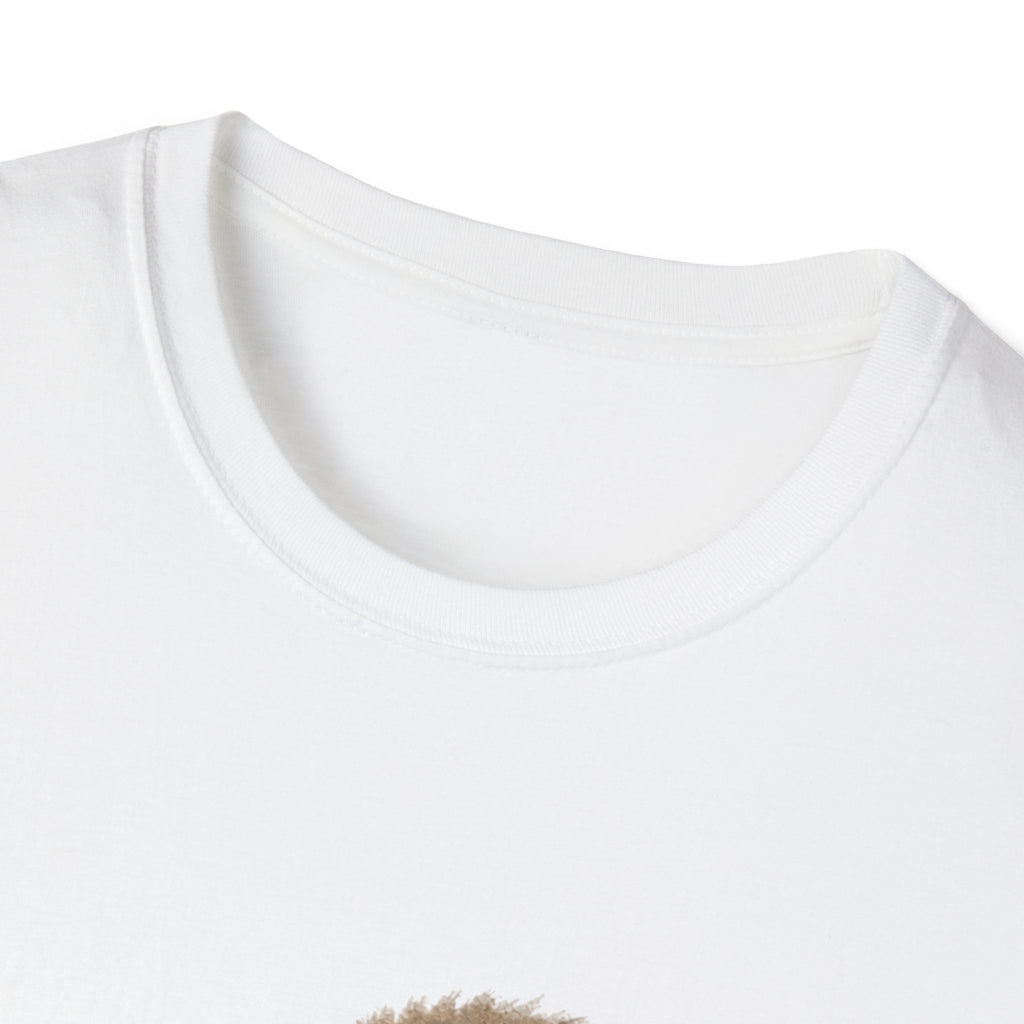 Chimpanzee with Stuffed Monkey T‑Shirt — Cute Baby Ape Holding Plush Tee