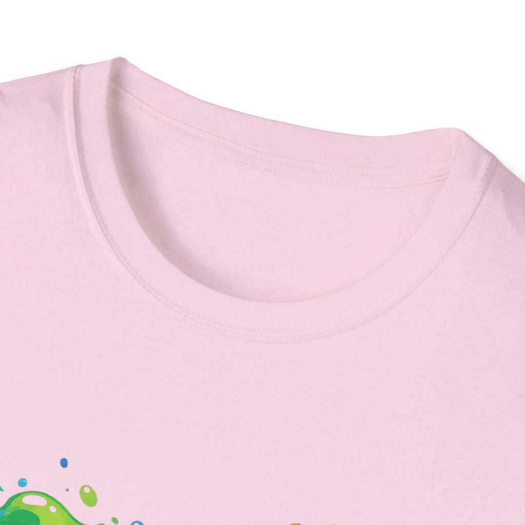 Rainbow Paw Heart T-Shirt — Colorful Pet Lover Tee