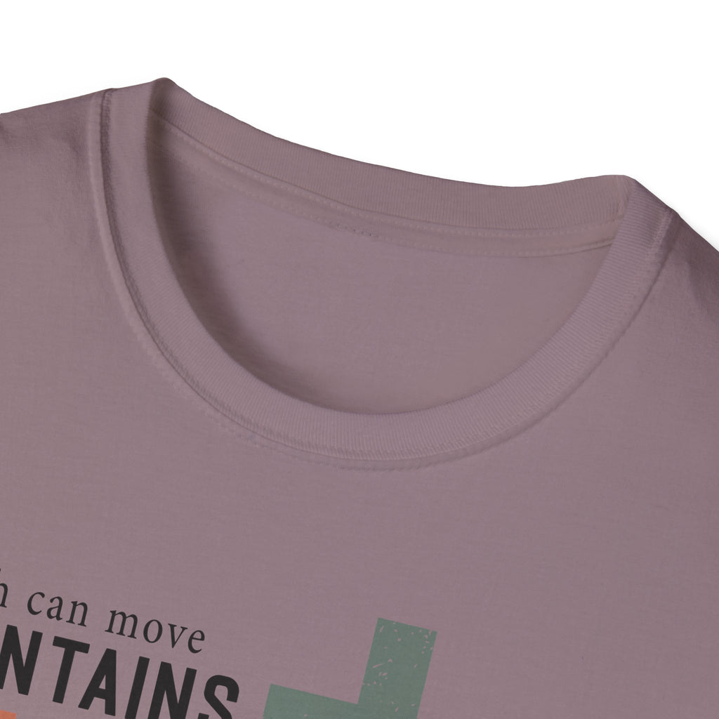 Faith Mountains T-Shirt — Matthew 17:20 Christian Inspirational Tee