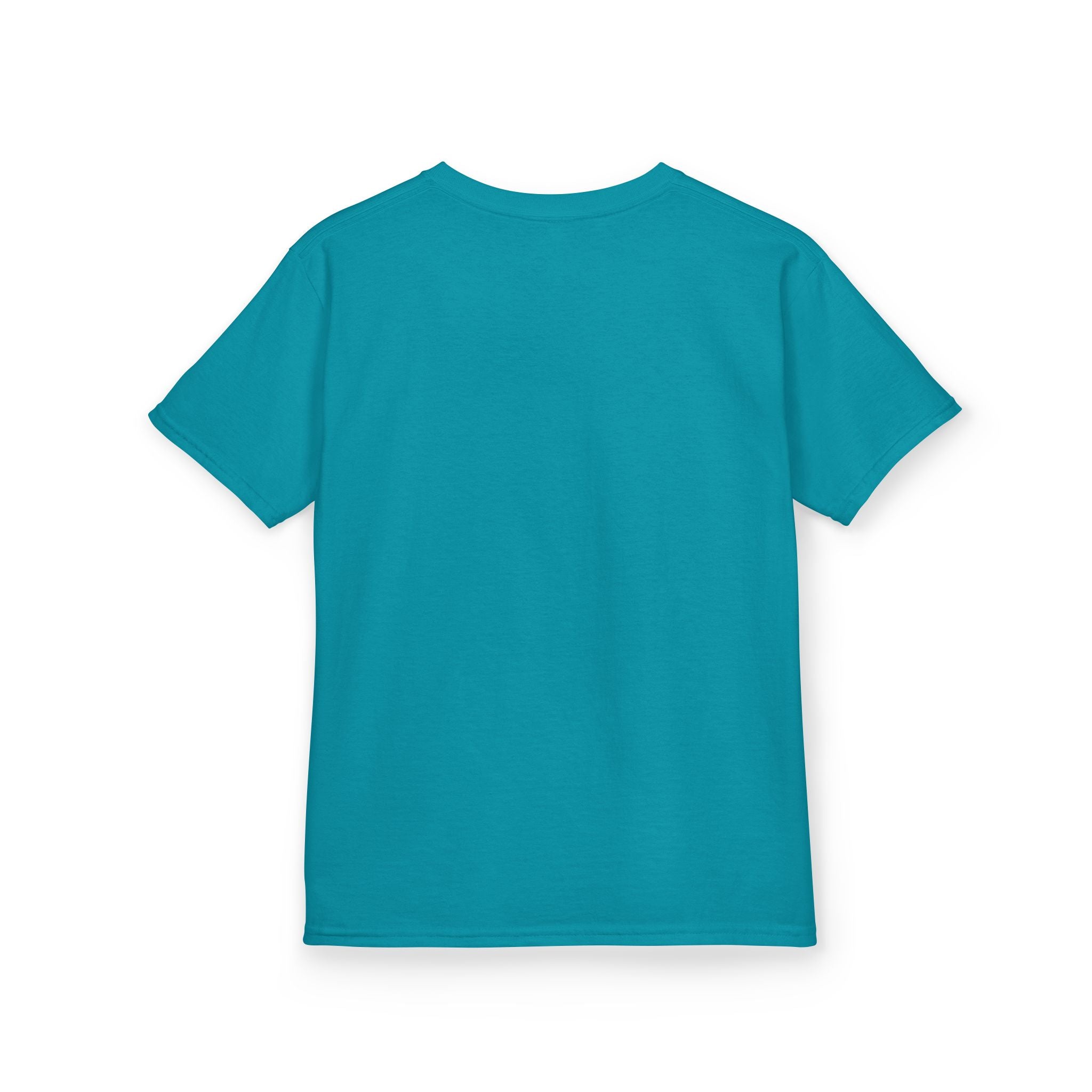 Kids T-Shirt — Vintage Bunny Girl Oval Portrait Tee (Pastel Floral, Bow Accent)
