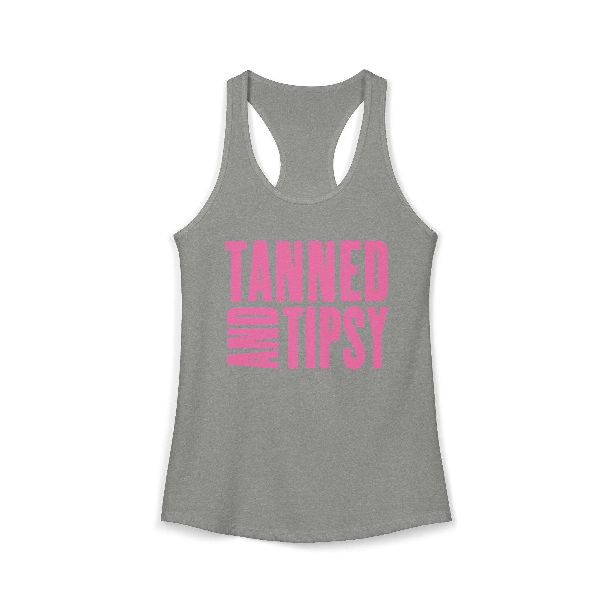 Tanned and Tipsy -- Women's Ideal Racerback Tank