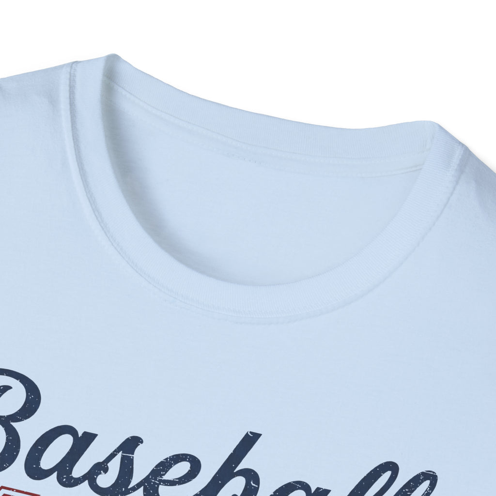 Baseball Mama T-Shirt — Retro Bow Baseball Mom Tee