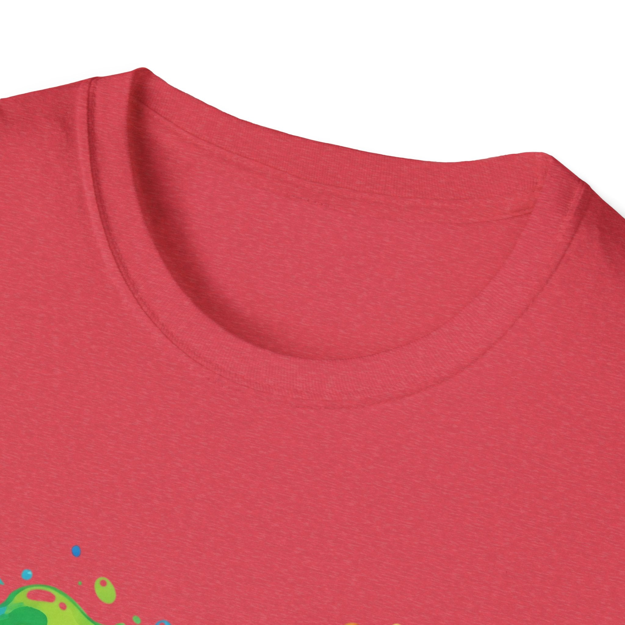Rainbow Paw Heart T-Shirt — Colorful Pet Lover Tee