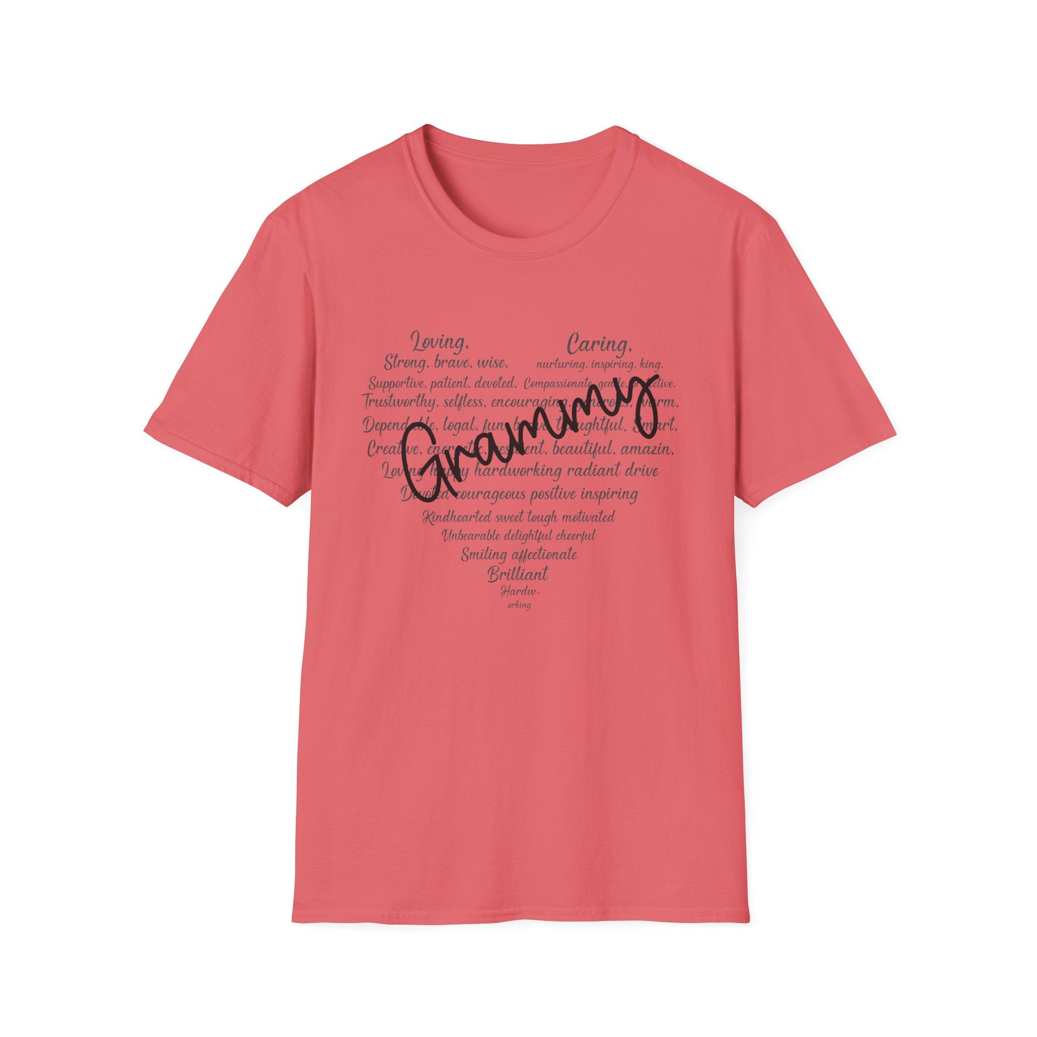Grammys Heart Word Cloud T-Shirt — Music Awards Fan Tee