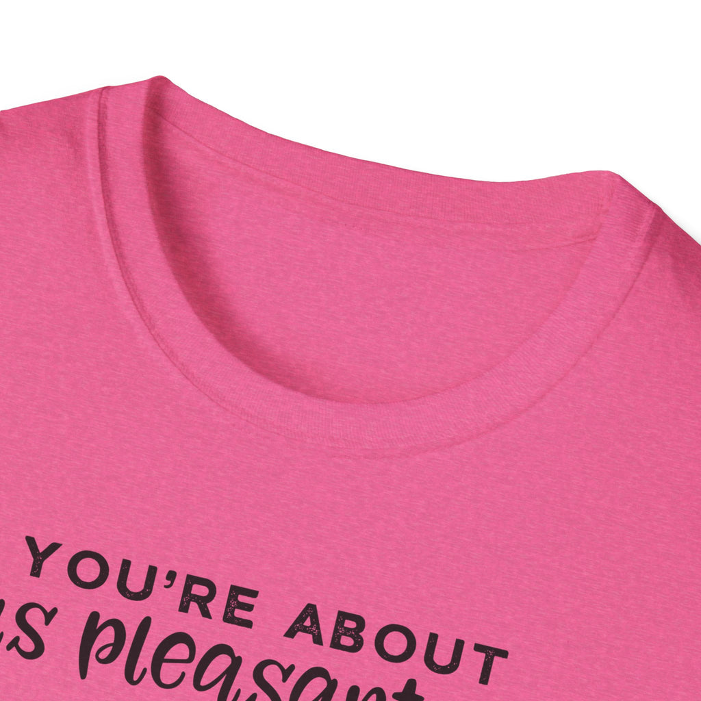Cow Graphic Tee — "You’re About as Pleasant as an Itchy Butthole" Funny Novelty T‑Shirt
