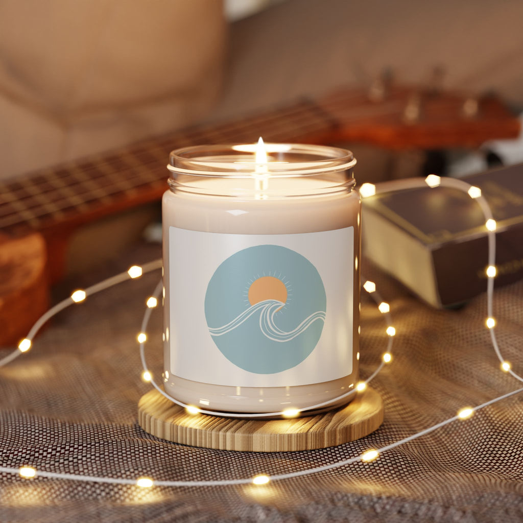 Coastal Sunrise Soy Candle — 9oz Scented Jar