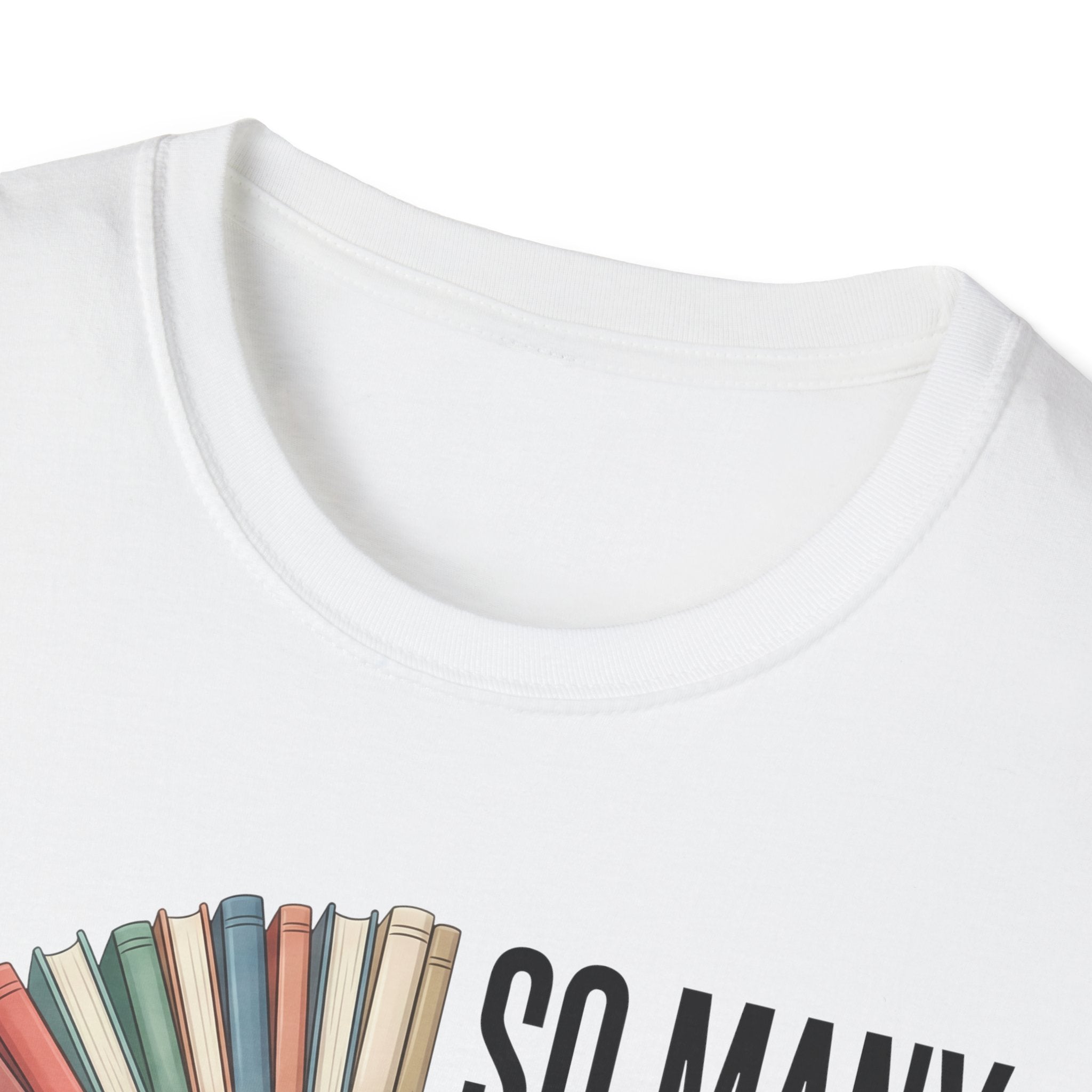 So Many Books So Little Time T-Shirt — Reader Clock Graphic Tee