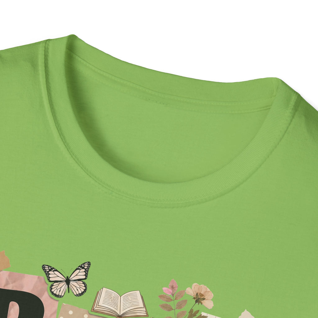 Book Nerd T-Shirt — Vintage Collage Reading Lover Tee