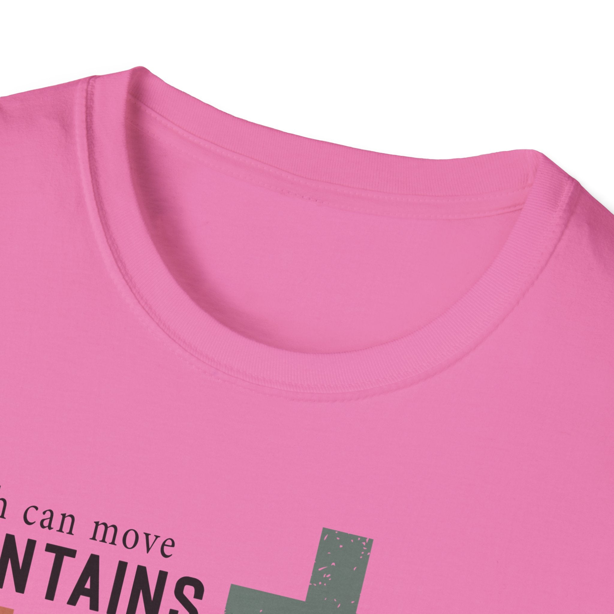 Faith Mountains T-Shirt — Matthew 17:20 Christian Inspirational Tee