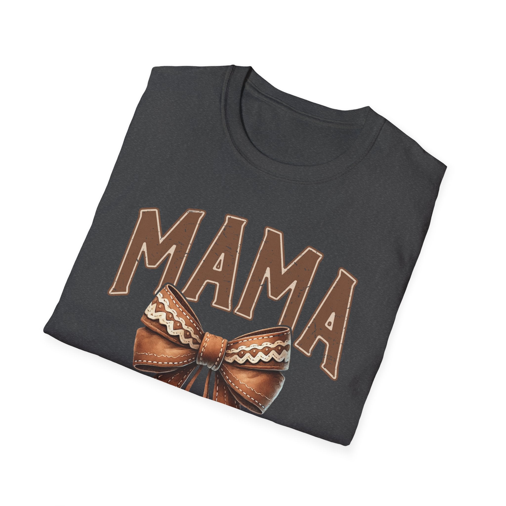Mama Bow T-Shirt — Vintage Rustic Mom Graphic Tee for Mother's Day