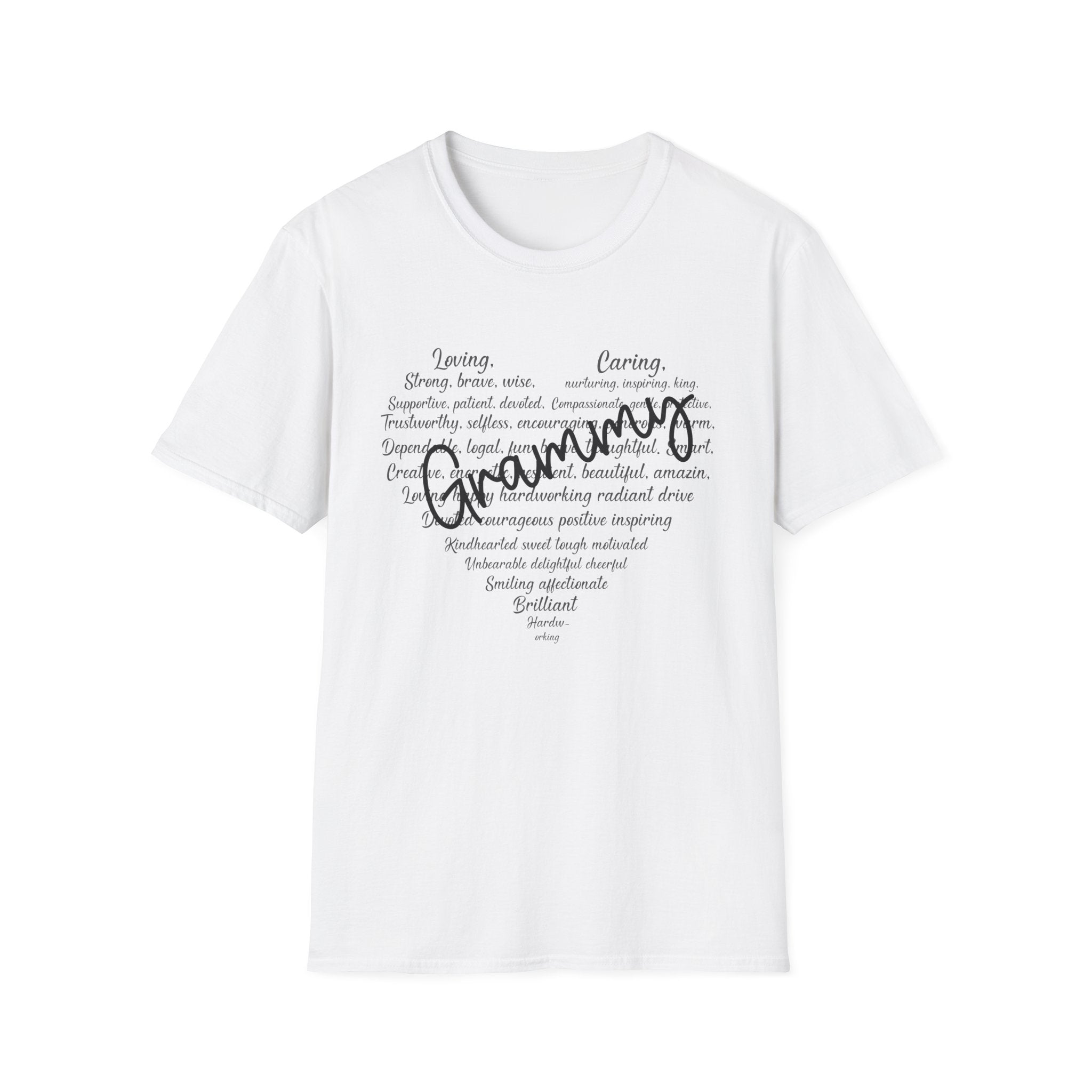 Grammys Heart Word Cloud T-Shirt — Music Awards Fan Tee