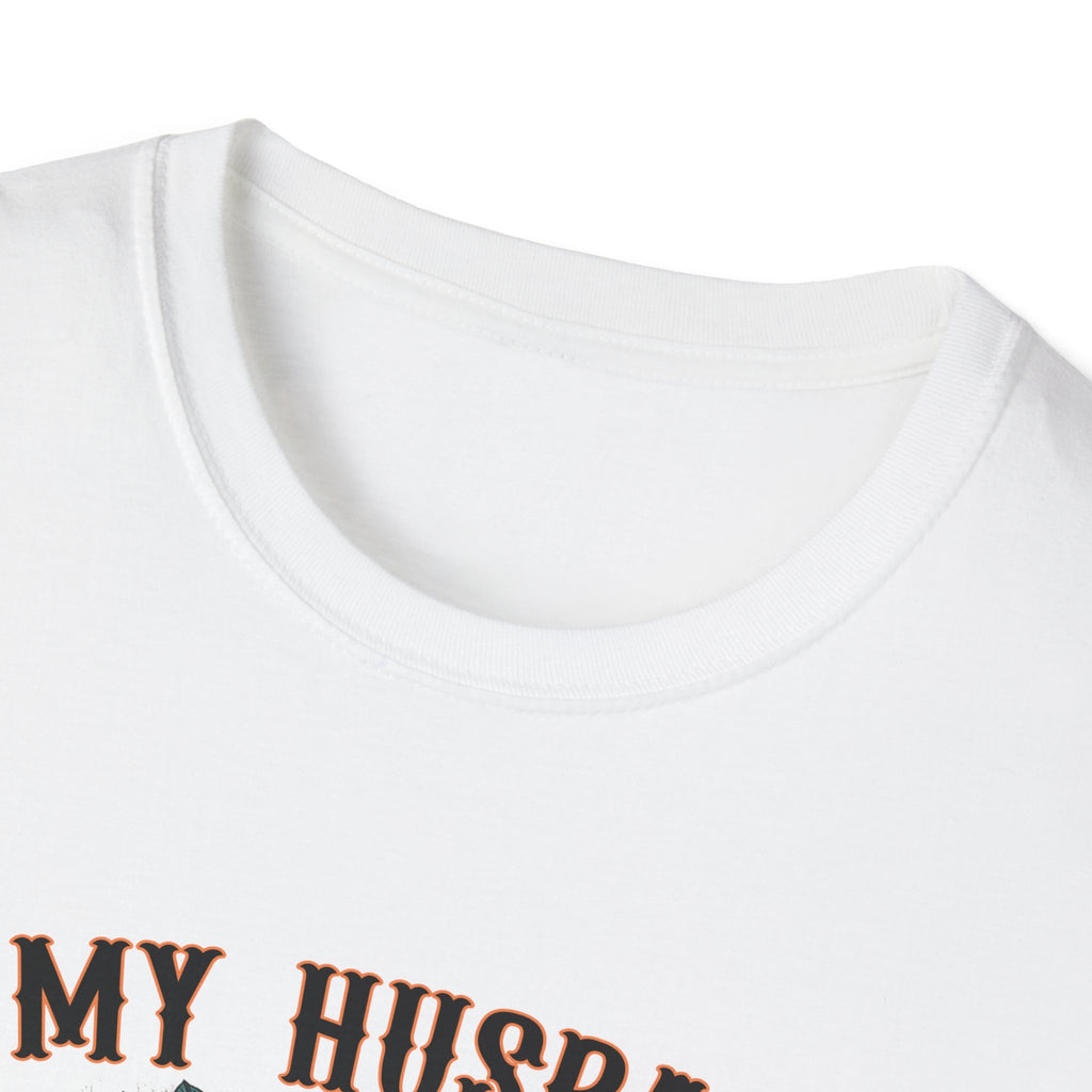 On My Husband's Last Nerve Skull & Roses T‑Shirt