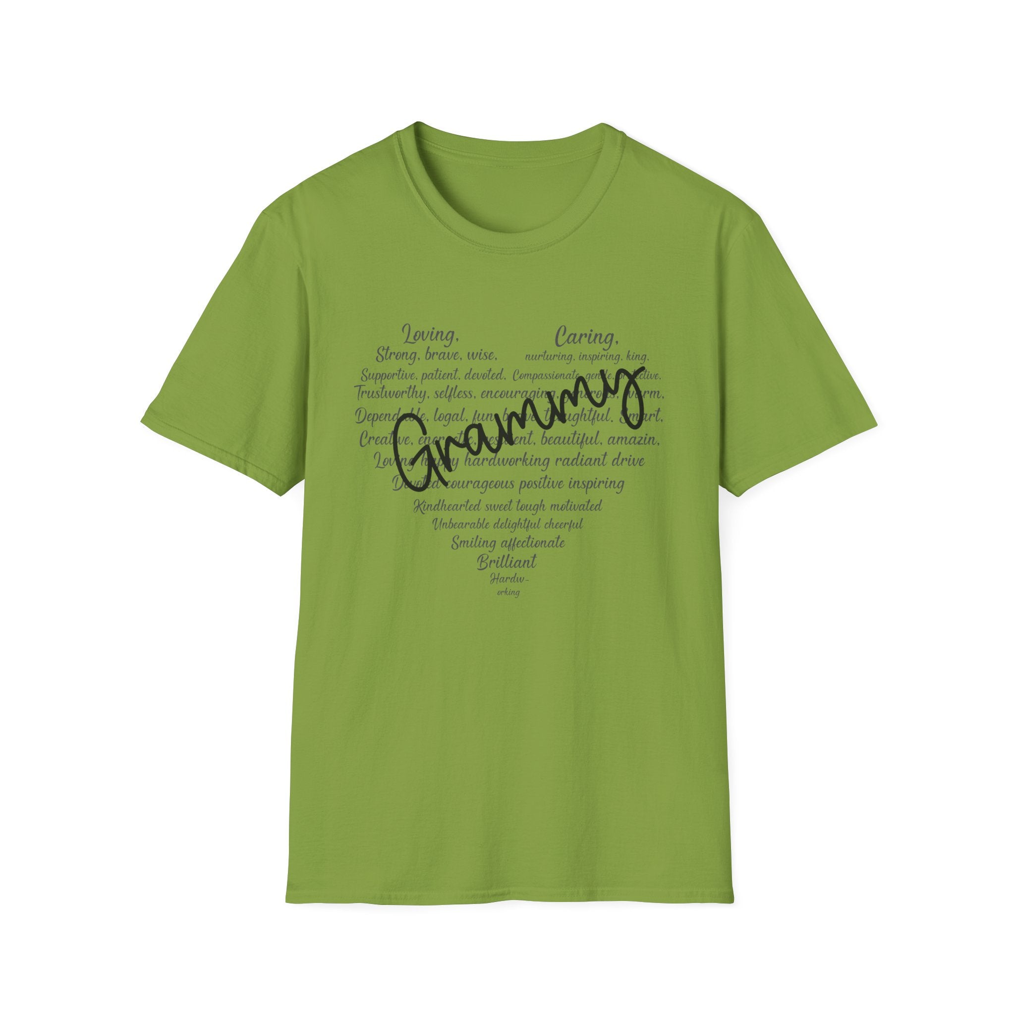 Grammys Heart Word Cloud T-Shirt — Music Awards Fan Tee