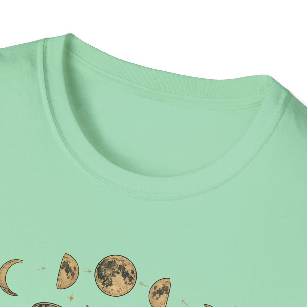 Moth & Moon Botanical T-Shirt — Vintage Poppy Moth Graphic Tee