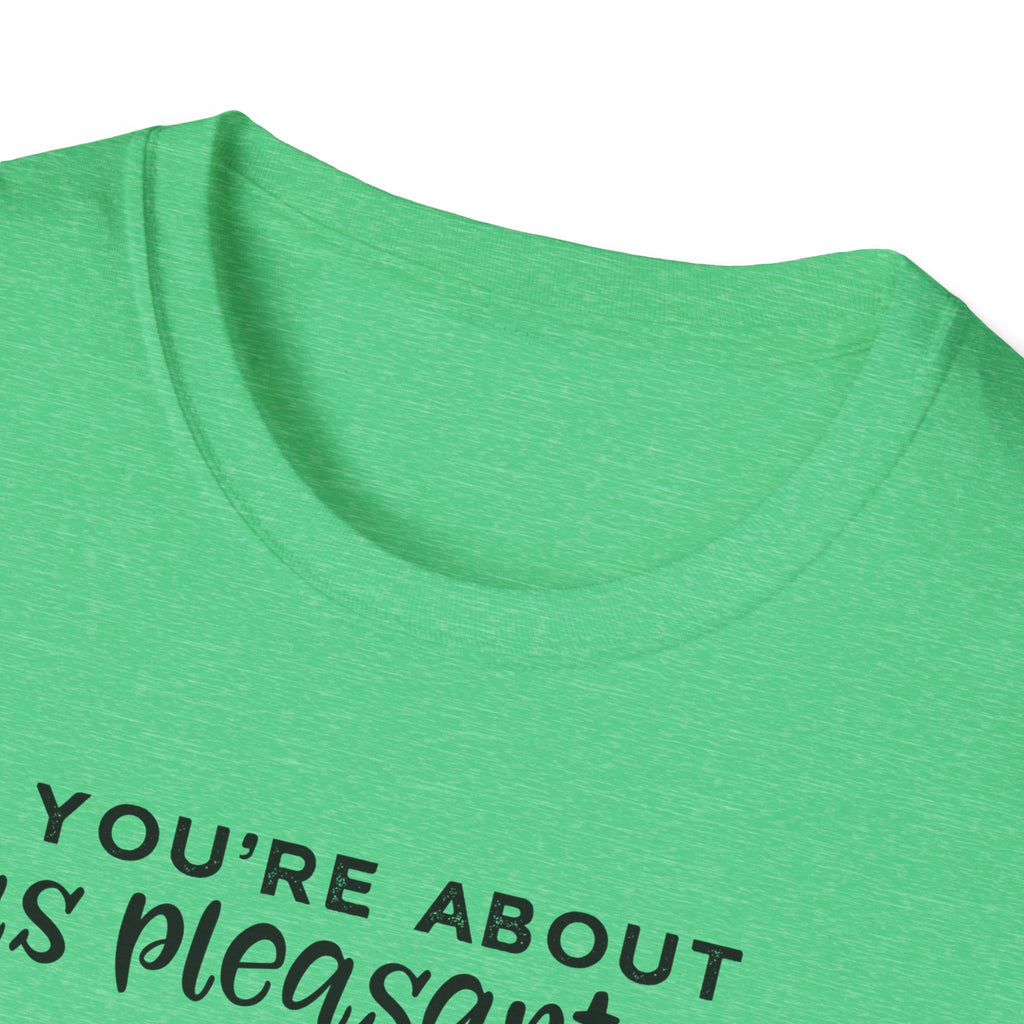 Cow Graphic Tee — "You’re About as Pleasant as an Itchy Butthole" Funny Novelty T‑Shirt