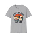 Best Cat Mom Ever T-Shirt — Cute Retro Cat Fist Bump Tee for Cat Lovers, Mother's Day Gift