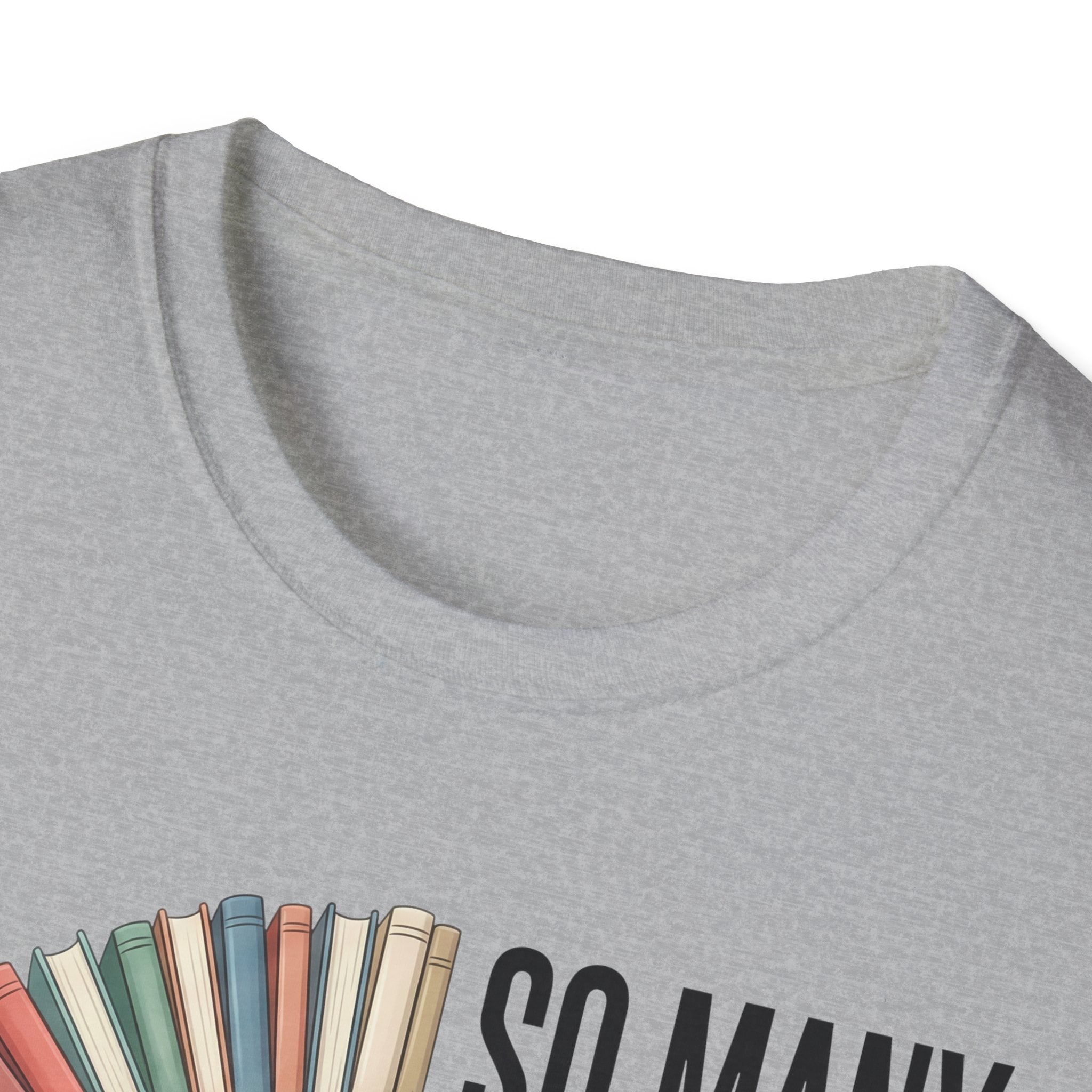 So Many Books So Little Time T-Shirt — Reader Clock Graphic Tee