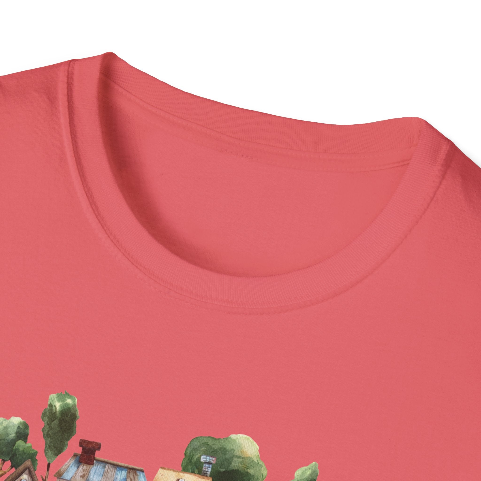 Neighborhood Houses T-Shirt — "Mr. Rogers did not adequately prepare me for the people in my neighborhood"