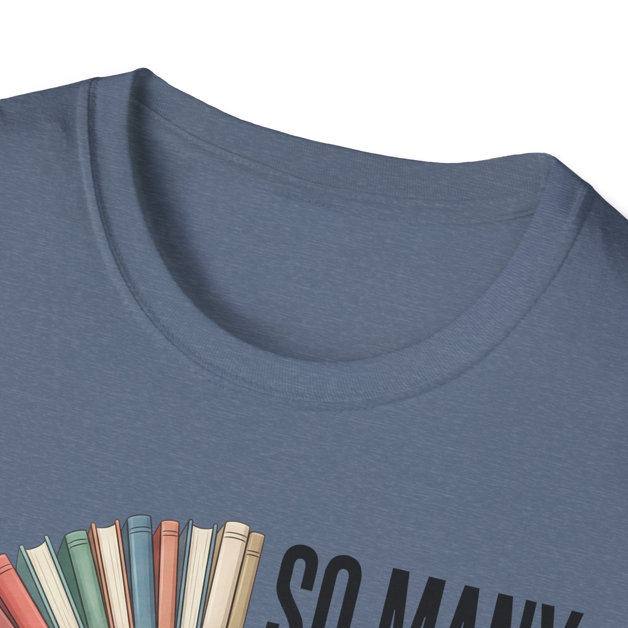 So Many Books So Little Time T-Shirt — Reader Clock Graphic Tee