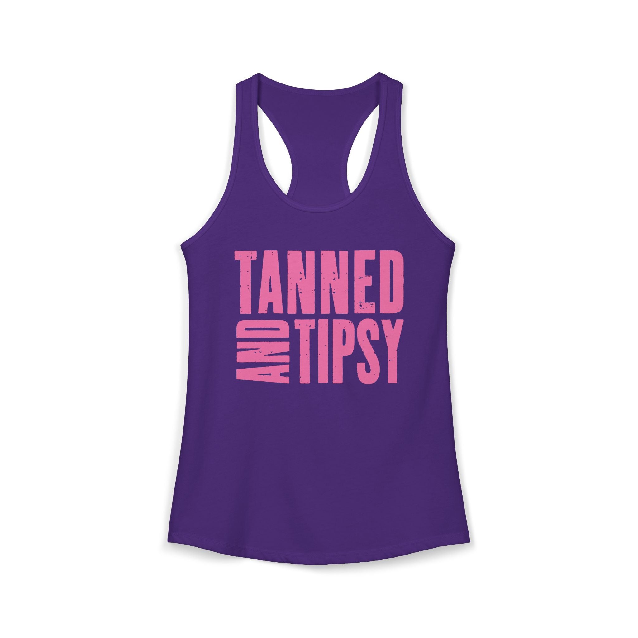 Tanned and Tipsy -- Women's Ideal Racerback Tank
