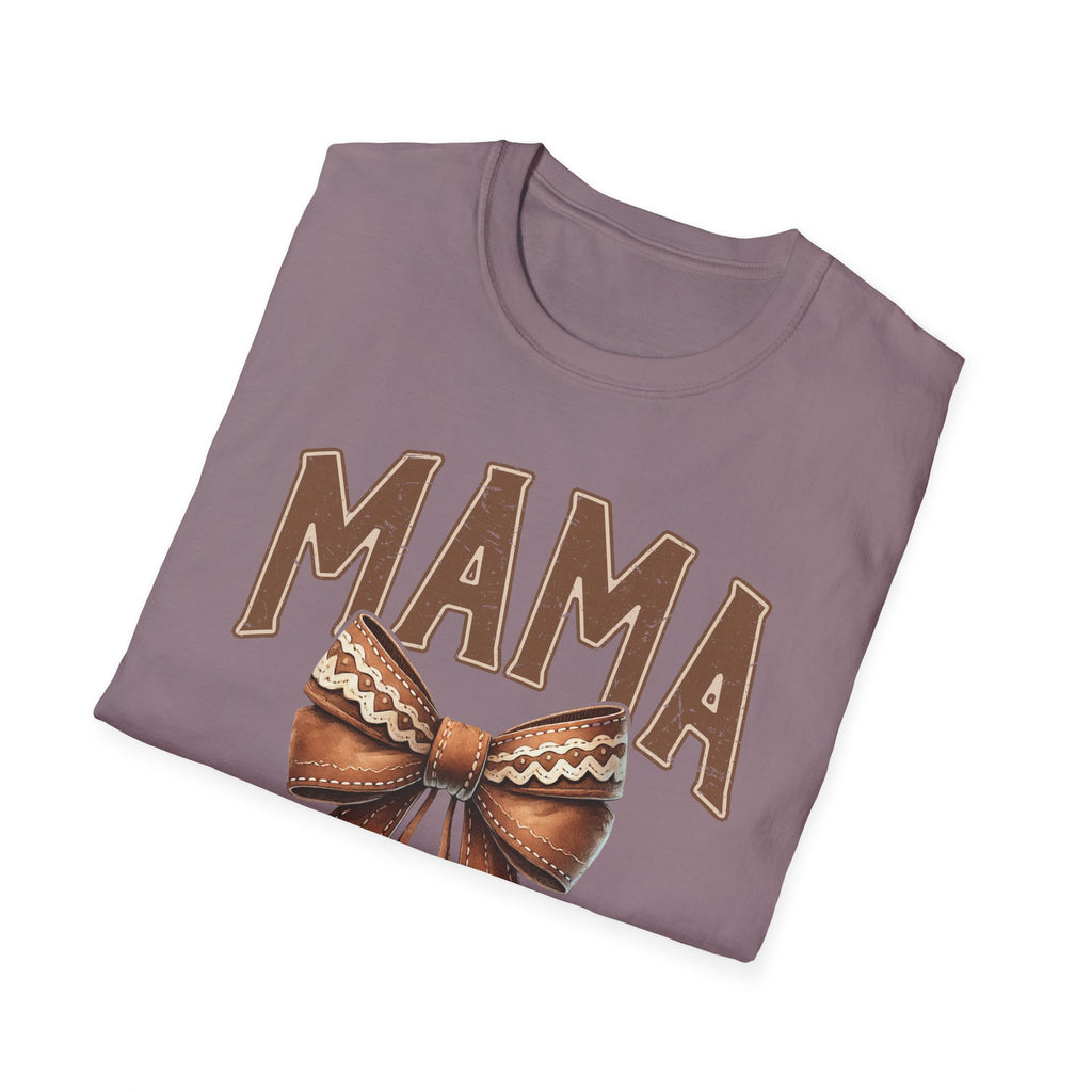 Mama Bow T-Shirt — Vintage Rustic Mom Graphic Tee for Mother's Day