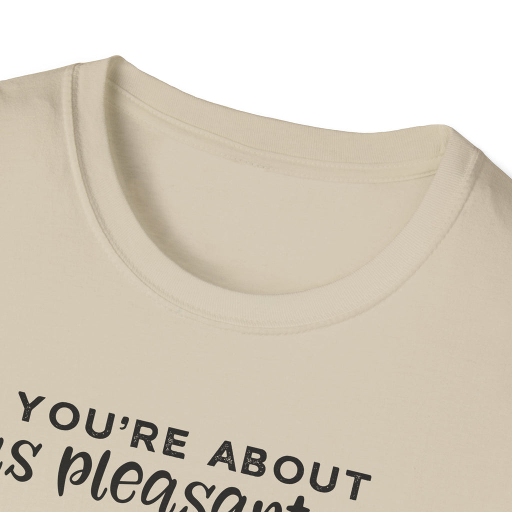 Cow Graphic Tee — "You’re About as Pleasant as an Itchy Butthole" Funny Novelty T‑Shirt