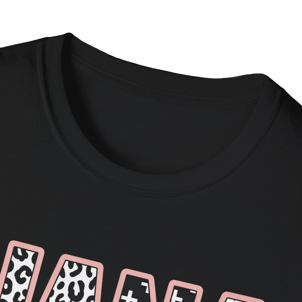 Nana Leopard & Stars T-Shirt — Personalized 'Nana' Graphic Tee for Grandmothers