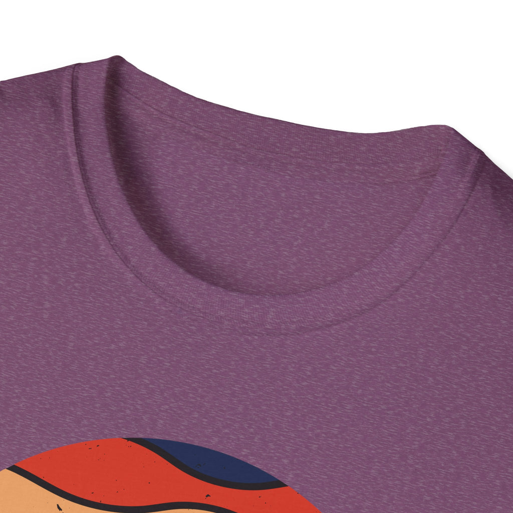 Retro Mountain Graphic T-Shirt — Sunset Camping Wilderness Tee