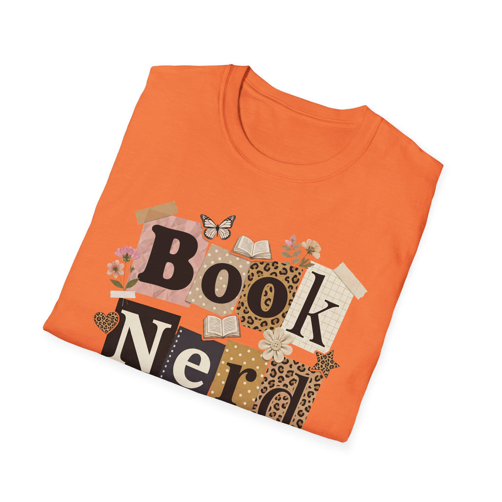 Book Nerd T-Shirt — Vintage Collage Reading Lover Tee
